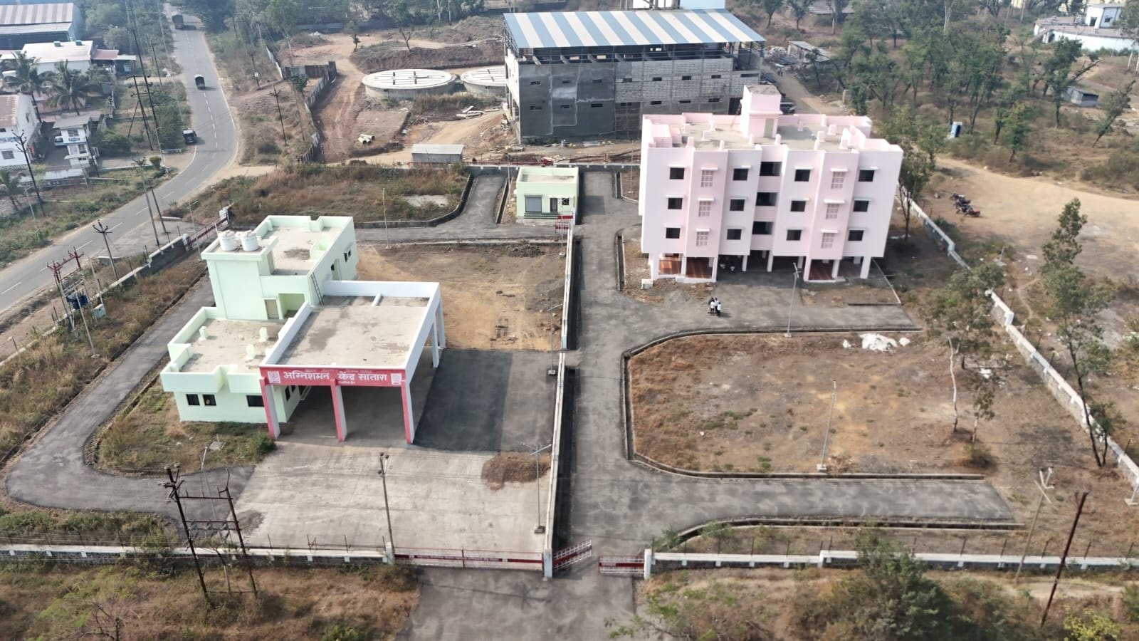 Construction of B-Type Fire Station & Allied Works for Maharashtra Industrial Development Corporation (MIDC) at Satara